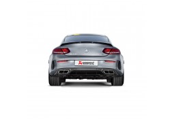 Ligne d'échappement Cat-Back en Titane Akrapovic pour Mercedes Classe AMG C63 / AMG C63S Berline / Break