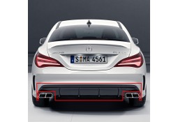 Diffuseur Facelift + embouts d'échappement 45 AMG pour Mercedes CLA (C117) Pack AMG (2014-)