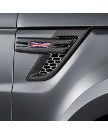 Caches latéraux pour ailes avant STARTECH en carbone pour Range Rover Sport (2014-)