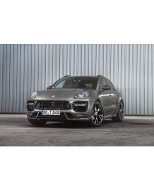 Lame de pare-chocs avant Carbone TECHART pour Porsche Macan Turbo 95B1 (2014-2018)