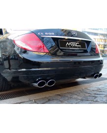 Echappement sport MEC DESIGN Mercedes CL 500 / 600 (C216) sans Pack AMG)