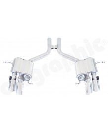 Echappement Sport à valves CARGRAPHIC pour Maserati Quattroporte 4,2 / 4,7