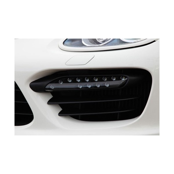 Kit feux de jour Black TECHART Porsche Cayenne 958 Turbo (2011-2015)