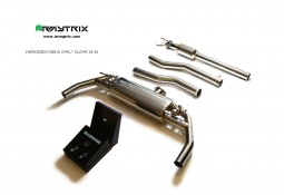 Ligne d'échappement Cat-Back inox ARMYTRIX à valves pour Mercedes Classe A 45 AMG (W176)