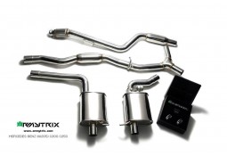 Ligne d'échappement inox Cat-Back ARMYTRIX à valves pour Mercedes Classe C200 / C250 / C300 (W/S/C205) 2WD/ 4 Matic (2014-)