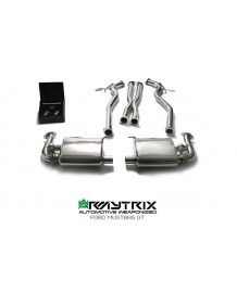Ligne d'échappement inox Cat-Back ARMYTRIX à valves Ford Mustang GT 5,0 V8 (2015-)