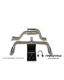 Ligne d'échappement sport inox Cat-Back ARMYTRIX à valves SCIROCCO R (2008-)