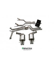 Ligne d'échappement sport Cat-Back inox ARMYTRIX à valves pour Audi RS6 (C7) (2013-)