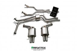Ligne d'échappement sport Cat-Back inox ARMYTRIX à valves pour Audi RS7 (C7) (2013-)