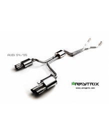 Ligne d'échappement Cat-Back sport inox ARMYTRIX à valves pour Audi S5 V6 3,0 TFSI (2009-)