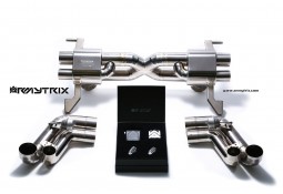 Ligne d'échappement Cat-Back Titane ARMYTRIX à valves pour Audi R8 V8 4,2 FSI (2007-2012)