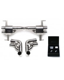 Ligne d'échappement Cat-Back Titane ARMYTRIX à valves pour Audi R8 V8 4,2 FSI (2013-2015)