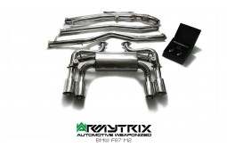 Ligne d'échappement Cat-Back inox ARMYTRIX à valves pour BMW M2 (F87) (2016-)