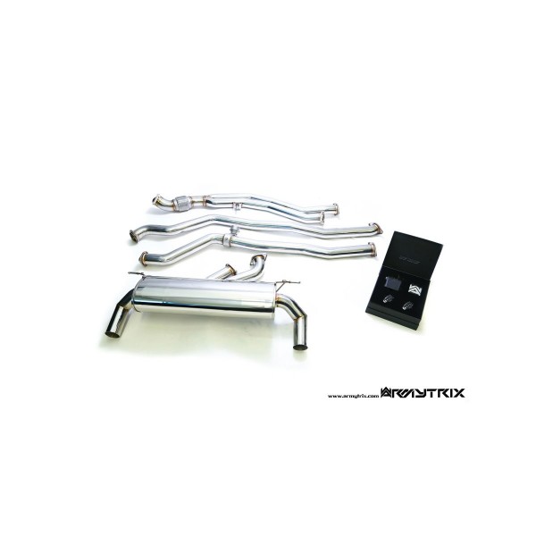 Ligne d'échappement Cat-Back inox ARMYTRIX à valves pour BMW M235i (F22) (2014-2015)