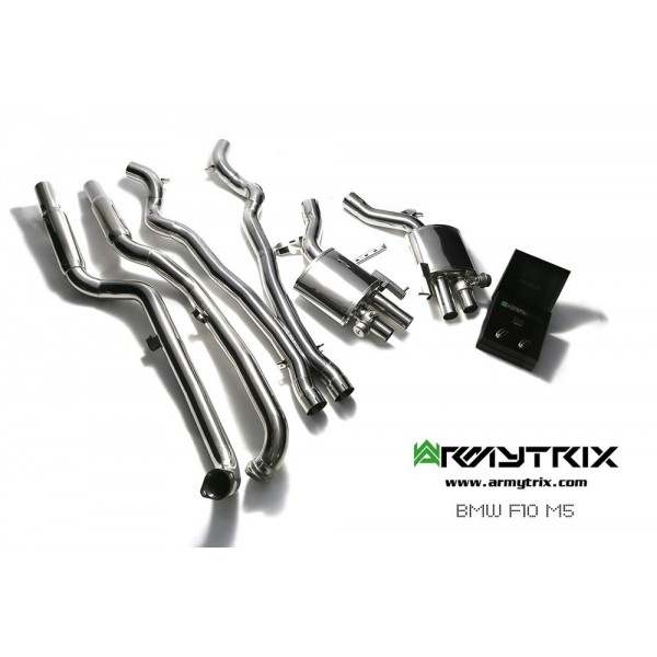 Ligne d'échappement Cat-Back inox ARMYTRIX à valves pour BMW M5 (F10) (2011-)