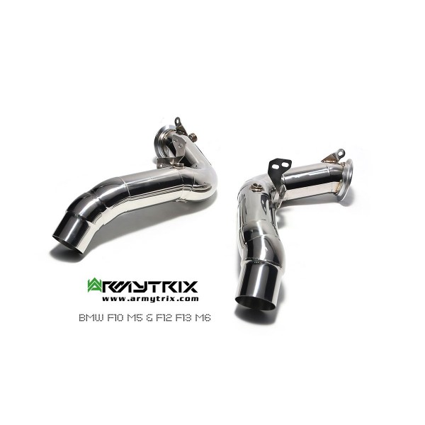 Descentes de turbo + suppression de catalyseurs ARMYTRIX pour BMW M5 (F10) (2011-)