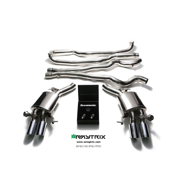 Ligne d'échappement Cat-Back inox ARMYTRIX à valves pour BMW M6 (F12/F13) (2012-)