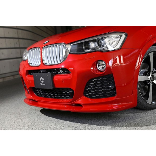 Spoiler avant 3DDesign pour Bmw X4 Pack M (F26)