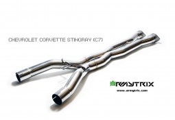 X-pipe inox ARMYTRIX pour Corvette Z06 (C7) (2014-)