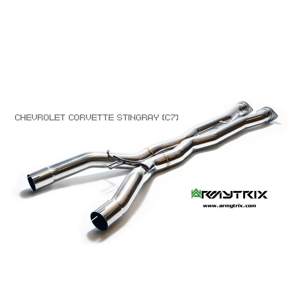 X-pipe inox ARMYTRIX pour Corvette Z06 (C7) (2014-) X-pipe inox ARMYTRIX pour Corvette Z06 (C7) (2014-)