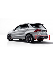 Diffuseur arrière + embouts échappements GLE 63 AMG pour Mercedes GLE W166 Pack AMG