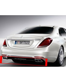 Diffuseur arrière + embouts échappements S63 AMG pour Mercedes Classe S W222 SANS Pack AMG