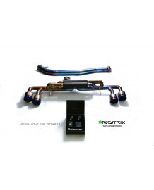 Ligne d'échappement sport Titane Cat-Back ARMYTRIX à valves pour Nissan GT-R R35 (2007-)