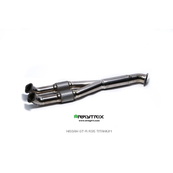 Y-Pipe Titane ARMYTRIX pour Nissan GT-R R35 (2007-)