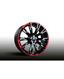 Pack jantes et pneus BRABUS Monoblock R Red/Black en 8,5x19" pour Mercedes GLA (X156)