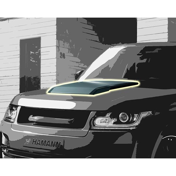 Extension de capot "MYSTERE" HAMANN pour Range Rover (2013-) Extension de capot "MYSTERE" HAMANN pour Range Rover (2013-)