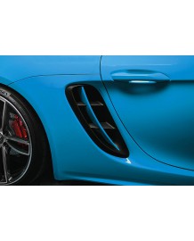 Barres pour prises d'air latérale TECHART Porsche 718 Cayman / Boxster + S + GTS (2016+)