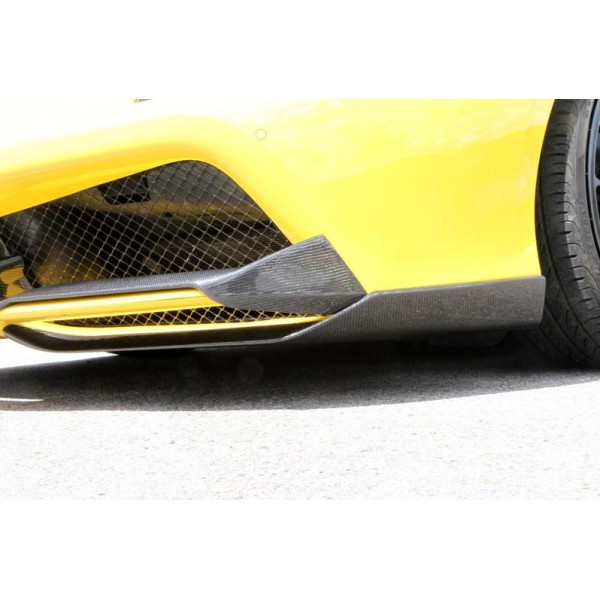 Flaps de Pare-chocs Avant Carbone NOVITEC Ferrari 488 GTB / Spider (2016-)