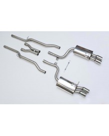 Ligne d'échappement Cat-Back MILLTEK Sport pour AUDI S4 4,2 V8