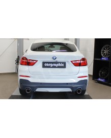 Echappement sport "Active Sound System " CARGRAPHIC pour Bmw X4 F26 avec Pack M