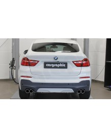 Echappement sport "Active Sound System " CARGRAPHIC pour Bmw X4 F26 avec Pack M