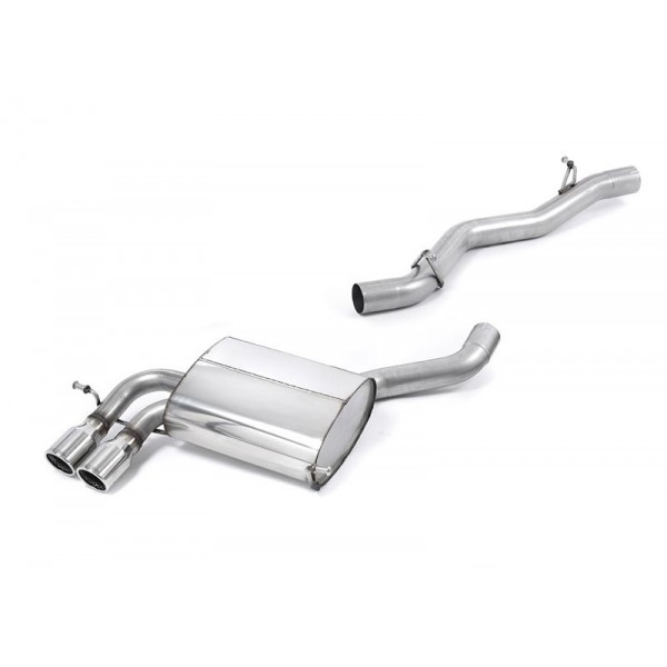 Ligne d'échappement Cat-Back MILLTEK Sport pour AUDI S3 2,0T SportBack 8P (2007-2012)