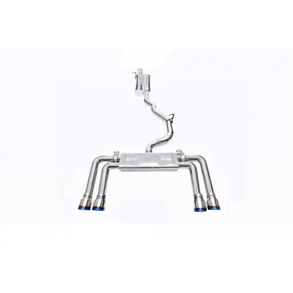 Ligne d'échappement Cat-Back Inox à valves IPE INNOTECH Audi S3 (8V) (2014-2015)