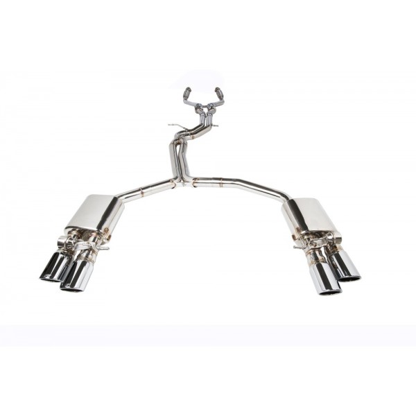 Ligne d'échappement Cat-Back Inox à valves IPE INNOTECH Audi S6 / S7 (2013-2016)