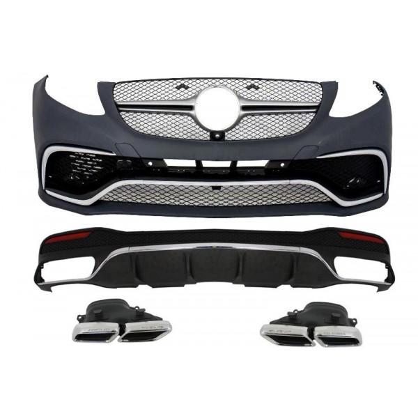 Kit carrosserie look GLE63 AMG pour Mercedes GLE SUV (X166)(2015-) (Pack AMG)