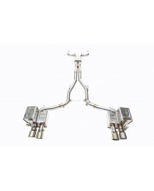 Ligne d'échappement Cat-Back Inox à valves IPE INNOTECH Maserati Ghibli / S / SQ4 (2014-2015)