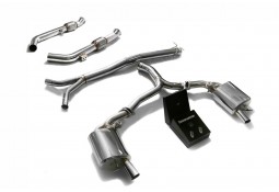 Ligne d'échappement inox Cat-Back ARMYTRIX à valves pour Mercedes Classe C43 AMG / C450 / C400 (W/S/C205) (2015-)