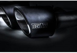 Echappement TECHART Porsche 718 Boxster / Cayman + S + GTS -Silencieux à valves Racing