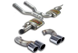 Silencieux d'échappement SuperSprint en Inox pour Porsche Cayenne S 4,8 V8 (957)