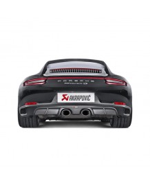 Diffuseur Carbone AKRAPOVIC en Titane pour Porsche 991.2 Carrera Cabriolet S / 4 / 4S / GTS (2016-)