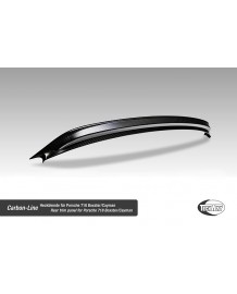 Bandeau de coffre carbone TECHART pour Porsche 718 Boxster / Cayman + S + GTS + T + GT4 + Spyder