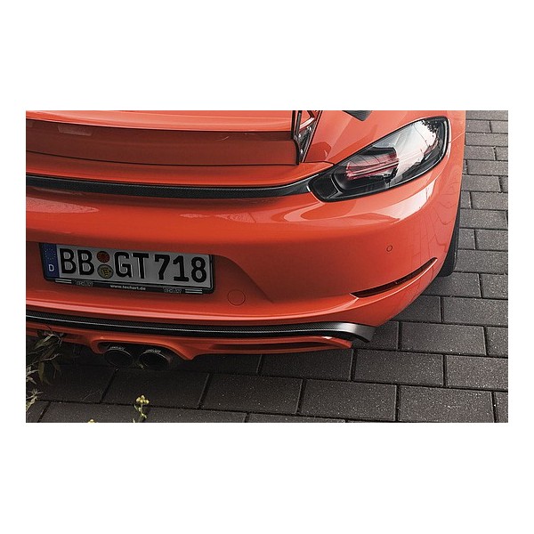 Bandeau de coffre en carbone TECHART pour Porsche Boxster / Cayman + S 718 / 982 (2016-))