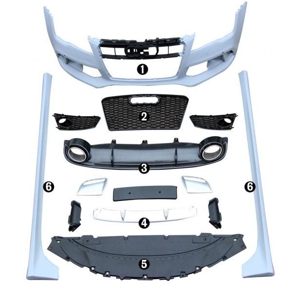 Kit carrosserie look RS7 pour Audi A7 S-Line (2010-2015)