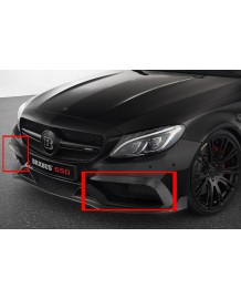 Extensions de pare-chocs avant BRABUS en Carbone pour Mercedes Classe C63 AMG Coupé (A/C205)