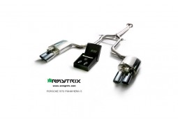 Ligne d'échappement inox Cat-Back ARMYTRIX à valves Porsche Panamera 4 / 4S / GTS 3,6 V6 / 4,8 V8 (2009-2014)