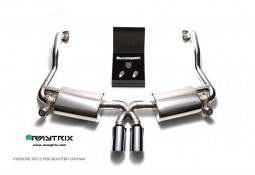 Ligne d'échappement inox Cat-Back ARMYTRIX à valves Porsche Cayman / Boxster / S / R  PDK (987.2) (2009-2012)